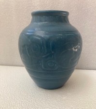Rookwood Vintage 1926 Arts And Crafts Pottery Blue Ceramic Vase 2865