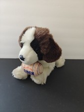 Douglas Saint Bernard Siren Rescue Dog Barrel Puppy Ambulance Plush Stuffed Toy
