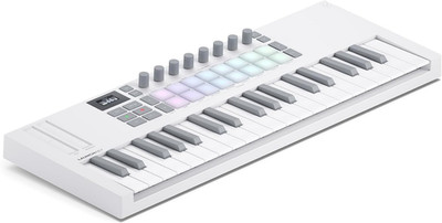 Launchkey Mini 37 White MK4   Portable 37 Mini-Key, USB, MIDI Keyboard with DAW