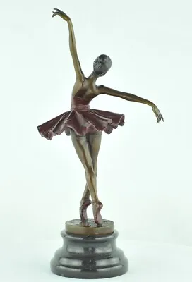 Comprar Estatua Bailarín Ópera Art Deco Estilo Art Nouveau Estilo Bronce Firmado
