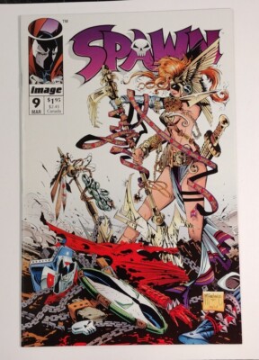 Spawn #9  NMINT 9.4  1st Angela & Medieval Spawn  UNREAD, UNOPENED,  HOT  KEY 