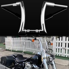 DNA MONSTER 14'' Rise Ape Hanger Fat Bars 2" Handlebar For Harley Fatboy Softail