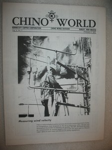 Vintage Kennecott Copper Corporation "Chino World" Magazine 2/3/1975 Vol. 4 No 3
