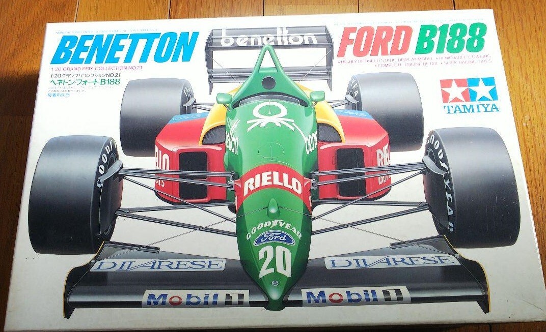 TAMIYA 1/ 20 Scale Grand Prix Collection #21 BENETTON FORD B188