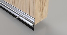 Stormguard Rubber Bottom Door Seal Aluminium