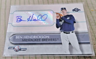 2005 Topps Team Topps Auto Ben Hendrickson #TT-BH Auto