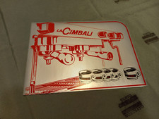 ADESIVO MACCHINA CAFFE COMBALI FAEMA E61 COFFEE CAFE DESIGN ITALIANO