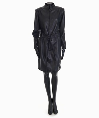 leather dress high neck Midnight Temptation Faux Leather Dress – Shop Star Muse main image 0