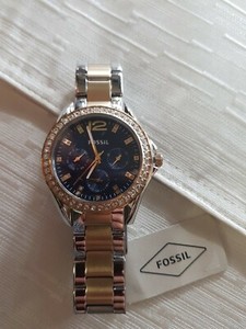 Fossil Riley Multifunction Two-Tone Rosegold Tone Stainless Men's Watch -  New! | eBay
