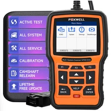 Foxwell NT510 Elite Bidirectional OBD2 Scanner Car Diagnostic Tool Oil Reset SAS
