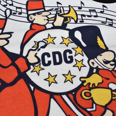 NWT Comme des Garcons x Better Avi Gold Coke CDG Celebration T