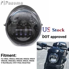 LED Headlight Passing Light For Harley V-Rod Muscle Night Rod VROD VRSCA VRSCR