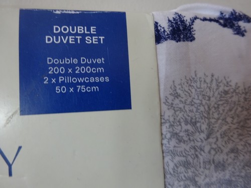 Christy Oak Forest DOUBLE Size Reversible Duvet Cover + 2 Pillowcases BNIP - Picture 6 of 9