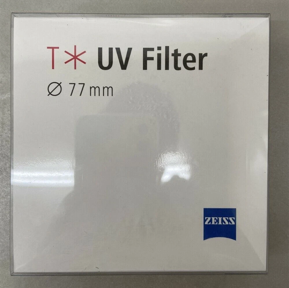 carl zeiss t * 77mm filtre uv - zeiss original - fabriqué en japon