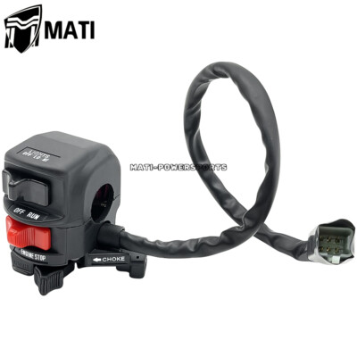 Handlebar Kill Switch Start Stop Headlight For Kawasaki KLF400B Bayou 1993-1999 - Foto 5