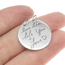 HAN 925 Sterling Silver Live the Life You Lov...