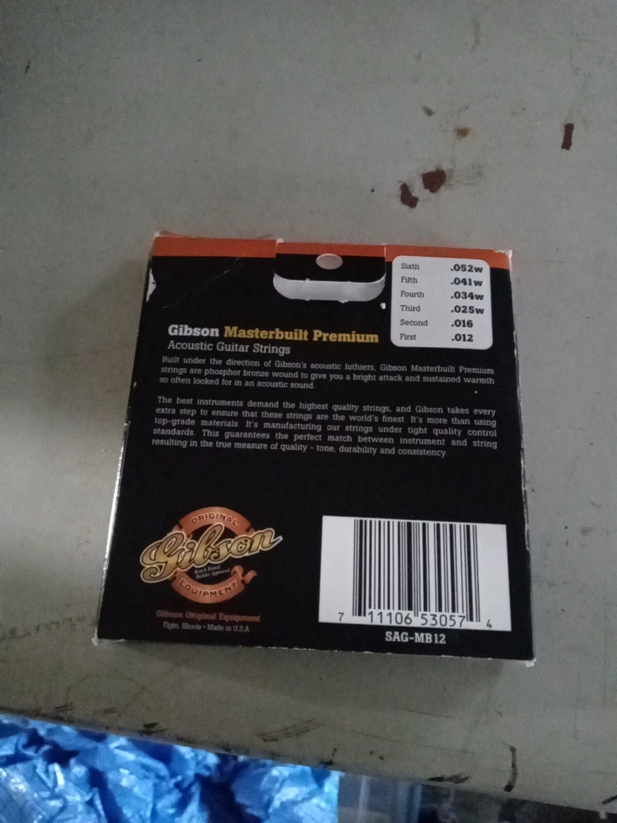Gibson masterbuilt premium phosphor bronze deals