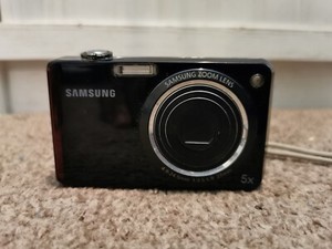 Samsung Digital Camera PL150 12.4MP Selfie Screen Black Tested VGC