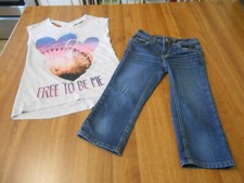 12 Slim Girls - Original Justice Store Brand - 2pc "Free To Be Me" Outfit