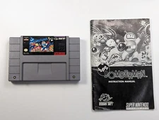 Super Bomberman Nintendo SNES with manual authentic