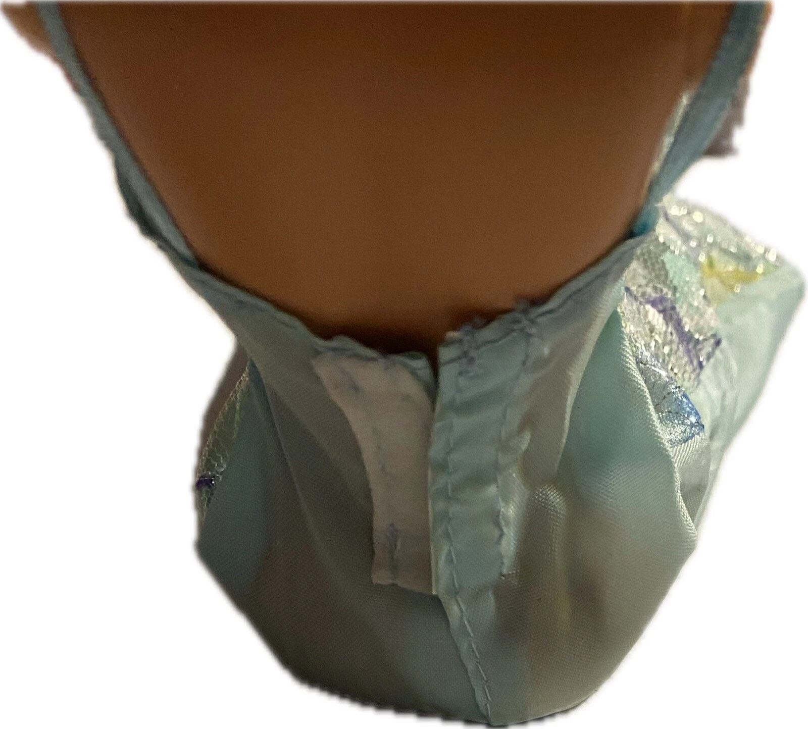 VETEMENTS Abito Barbie Tenente Blu Floreale. Barbie originale etichetta rosa. Abito colorato primaverile