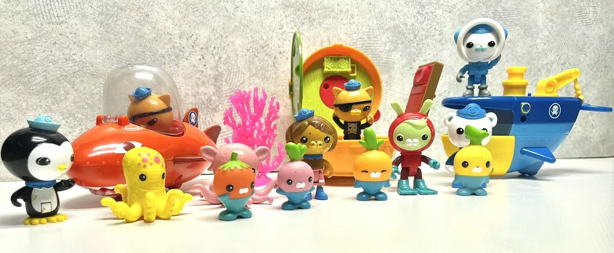 Octonauts Toys Submarine Vehicle Rescue Pod Plus 13 Figures Huge