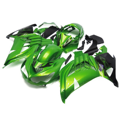 Pearl Green Black Fairing Kit For Kawasaki Ninja ZX-14R ZX1400 2012-2021 ABS