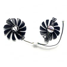 1 Pair Graphics Card Cooling Fan TYD10010M12LPA for XFX RX6600 6600XT 6650XT