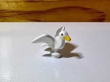Lego New White Bird Seagull w/ Bright Light Orange Beak Wings Parts