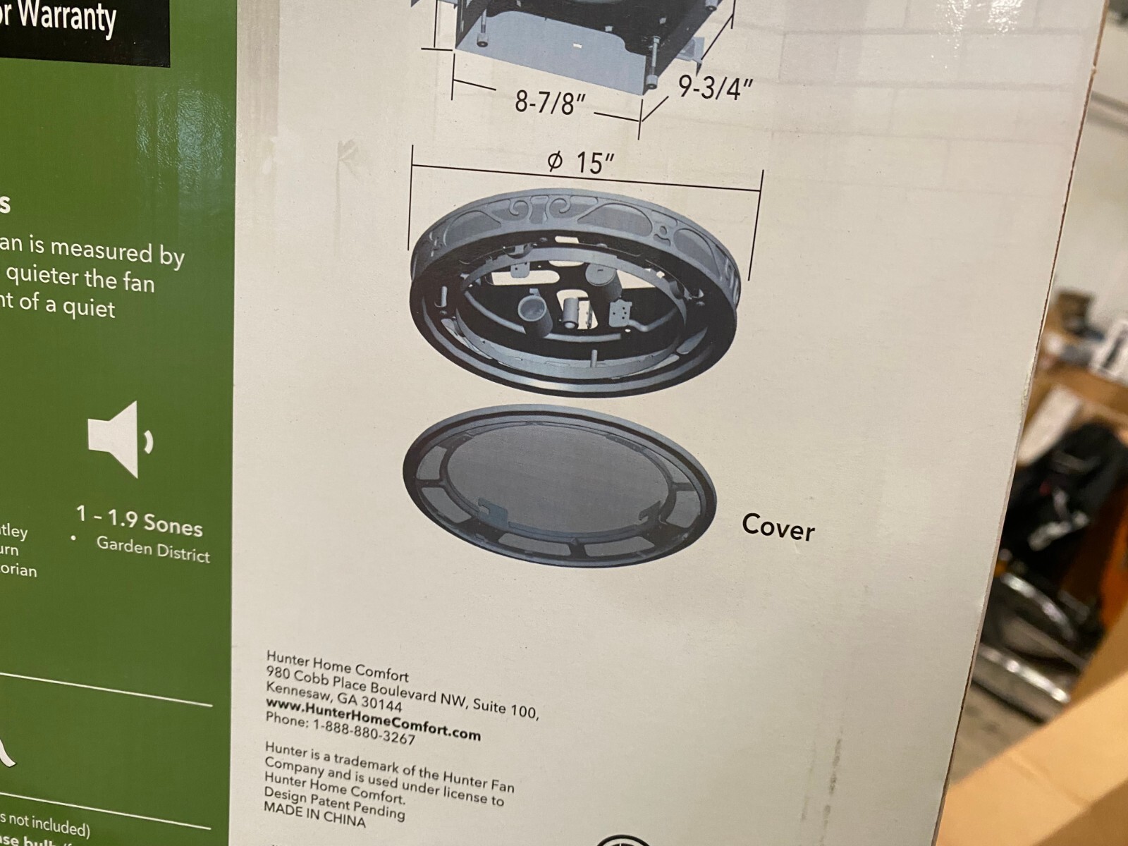 Hunter Sona Bathroom Fan (83002) | eBay