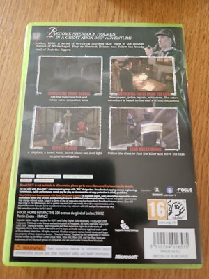 SHERLOCK HOLMES VERSUS JACK THE RIPPER XBOX 360 | eBay