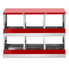 6 Compartment Roll Out Chicken Nesting Box Egg Nest Box Chicken Laying Box