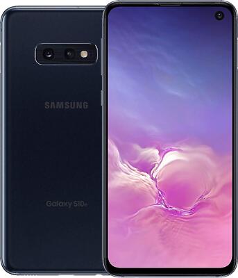 Samsung Galaxy S10e 128GB G970U Unlocked Prism Black Excellent