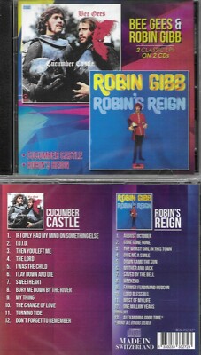 BEE GEES/ROBIN GIBB-CUCUMBER CASTLE/ROBIN'S REIGN-2 LPS ON 1 CD-NEW IMPORT