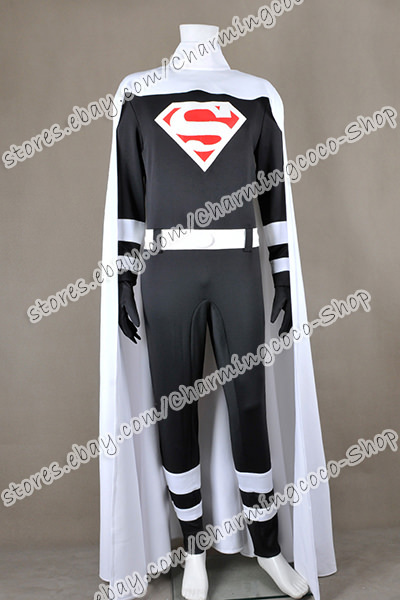 Man of Steel Superman Costume Cosplay Suit Clark Kent Jumpsuit Ver1