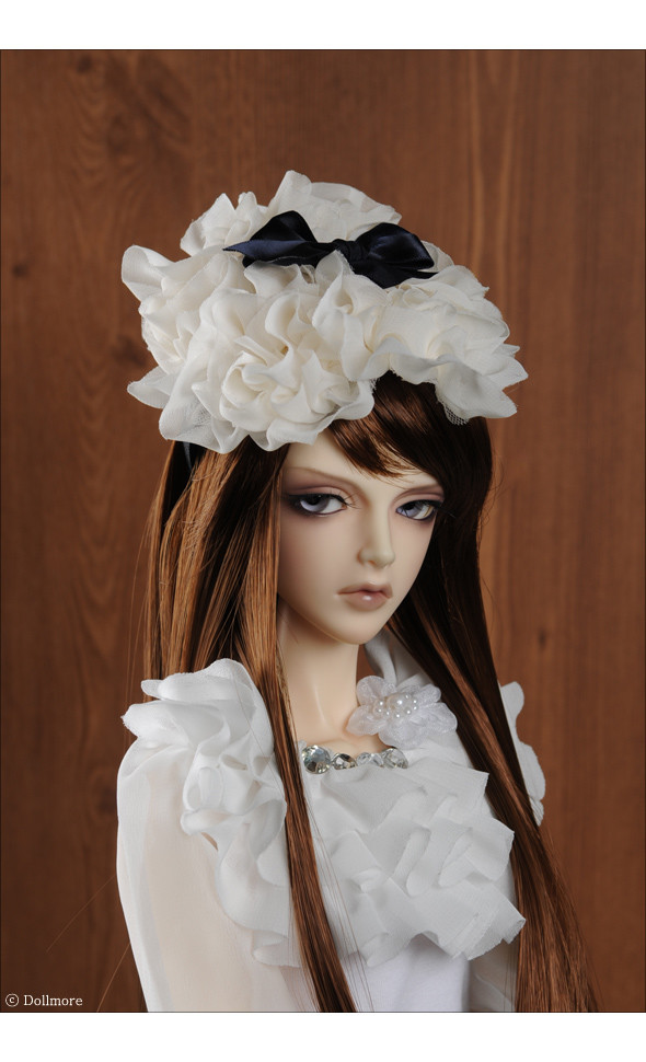 Dollmore] 1/4 1/3 BJD Acc MSD & SD - BFBV Hairband (083-Ivory) | eBay