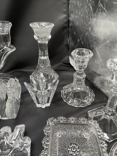 Konvolut Kerzenständer,Dosen Aus Kristall,Glass Sammlung 30 Teilen Kerzen#2 W3 - Bild 15 von 24