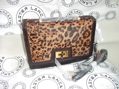 SAC A MAIN LANCASTER EN CUIR DE VACHETTE MARRON - Photo 1/4