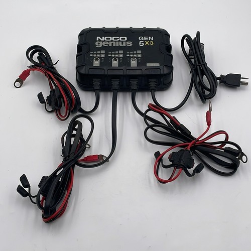 NOCO Genius GEN5X3 3-Bank 15A 12V Waterproof Marine Battery Charger - READ