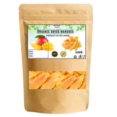 Organic Dried Mango Strips - 100% Natural Pure Premium Quality!