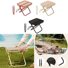 Tabouret de camping pliable et résistant, idéal pour la pêche, la randonnée,