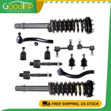 Fits 03-07 Honda Accord Front Strut Spring Sway Bar Ball Joint Tierod Set Of 12