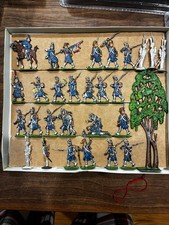 Z Flat Napoleonic Zinnfiguren Scholtz Amazing Paint Job, 29 Pieces