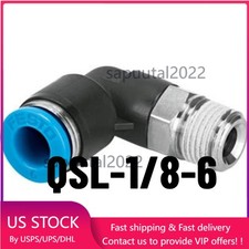 FESTO CORPORATON QSL-1/8-6 Push-in 90 deg Connector