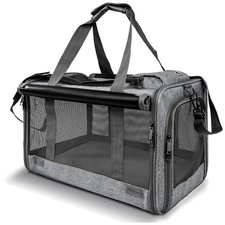Luxury Soft-Sided Pet Carrier for Large Cats  Dogs - Travel  Outdoor Use