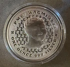 /PMG/ WAGMI 2021 1ozt 999 Silver Round #0515