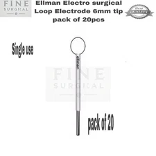 Ellman Electrosurgical Loop Electrode  Single use Pack of 20 Diathermy Tips