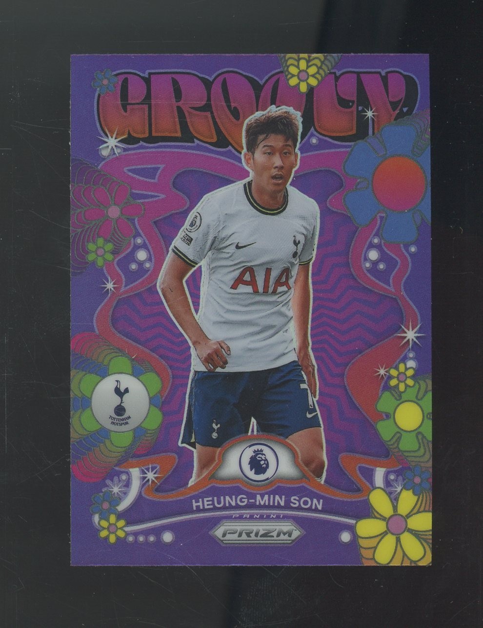 2022-23 Panini Prizm Premier League Soccer Groovy #1 Heung-Min Son