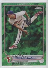 2022 Topps Chrome Update Sapphire Edition Green 40/75 James Norwood #US193 0m4q