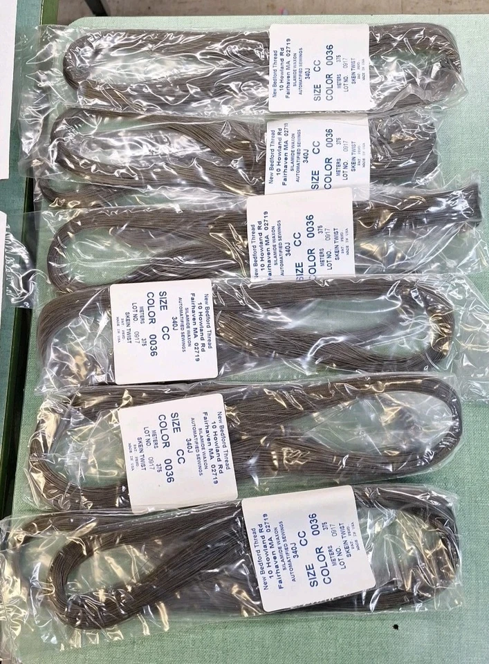 New Bedford Thread- Silamide Waxon Automatified Sewings Lot Of 44 SKEINS 375 Mtr - Image 4 of 4